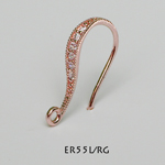 Brass ER55L_Rose Gold Plated