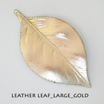 Leather Leaf_Large_Gold