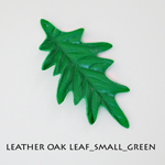 Leather Oak Leaf_Small_Green