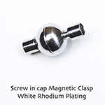 Screw in Cap Magnetic Clasps