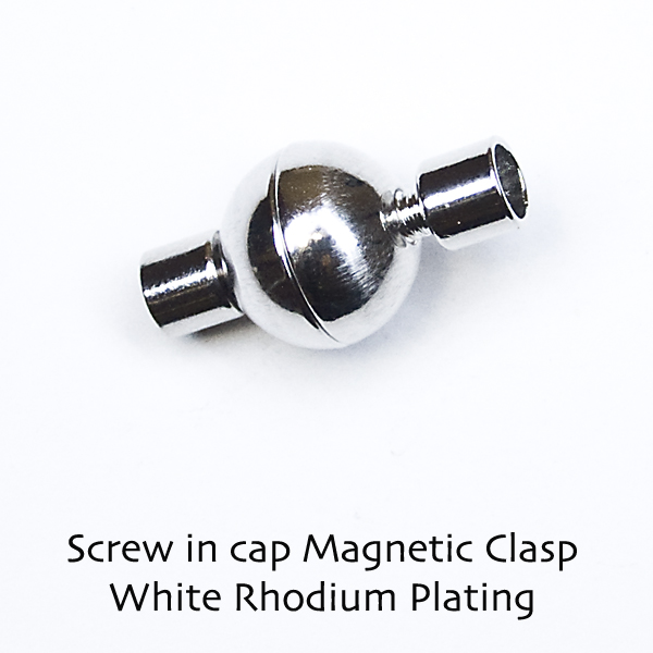 Screw in Cap Magnetic Clasps - Click Image to Close