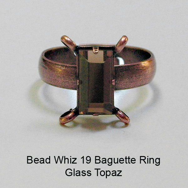 BW19 Glass Baguette Ring - Click Image to Close