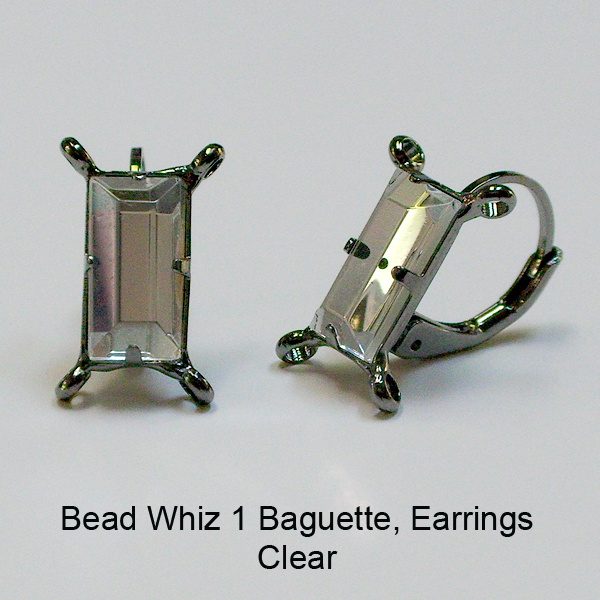 BW1 Baguette Earrings - Click Image to Close