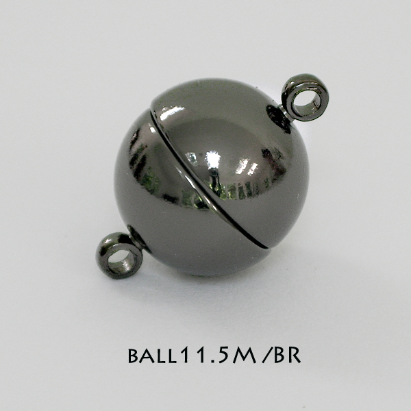 Ball 11.5mm Magnetic Clasps - Click Image to Close