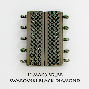 1" MagFlat_Swarovski Crystals - Click Image to Close