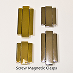 Flat Screw Magnetic Clasps