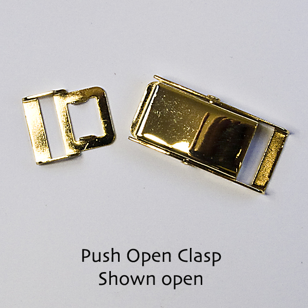 Push Open Clasps - Click Image to Close
