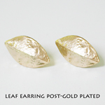 Leaf earring post