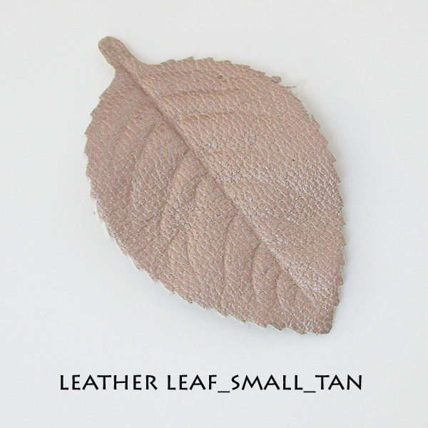 Leather Leaf_Small_Tan - Click Image to Close