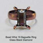 BW19 Glass Baguette Ring