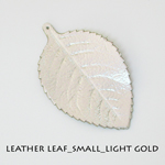 Leather Leaf_Small_Light Gold