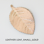 Leather Leaf_Small_Gold
